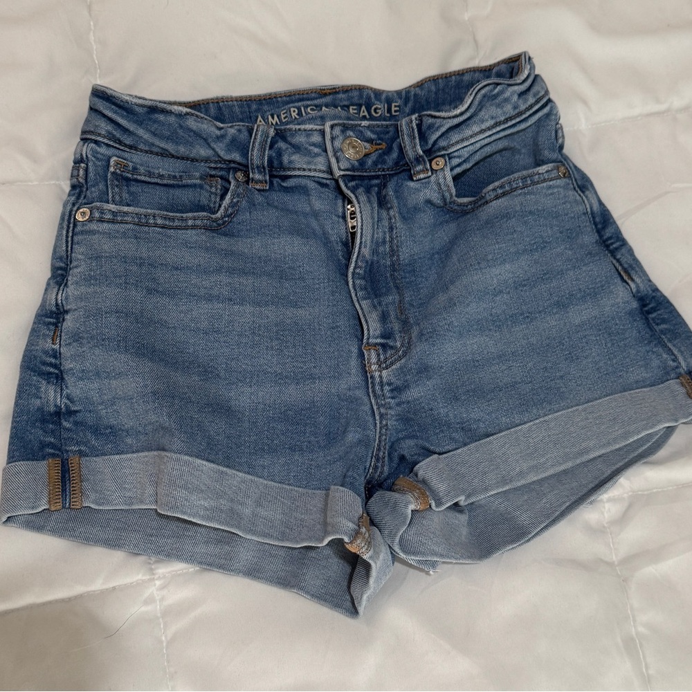 American Eagle Outfitters Light Blue Jean Shorts